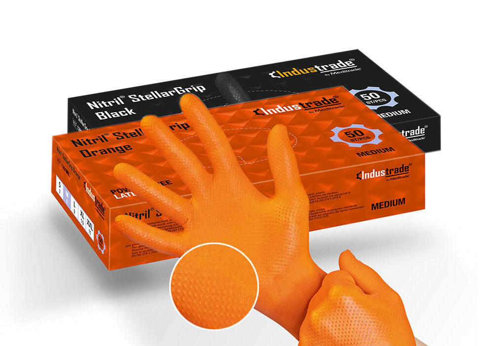 Stellar Grip Nitrilhandschuhe Meditrade – Rutschfest & belastbar