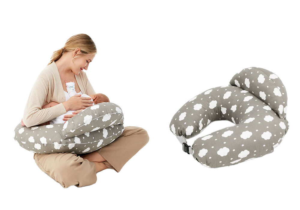 Momcozy Stillkissen mit verstellbaren Hüftgurt