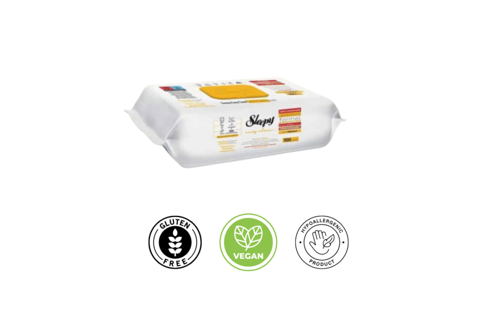 Sleepy Easy Clean Gelb Oberflächenreinigungstücher