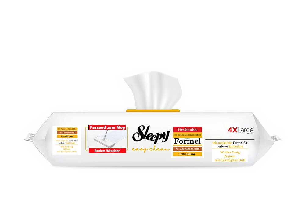Bodenreinigungstücher mit Schmierseife angereichert