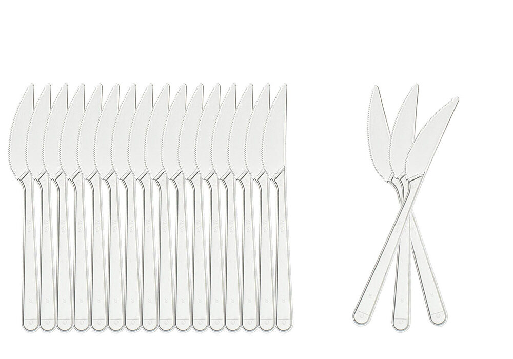 Plastikmesser Lux - Transparent