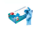 OM Healthcare Nitrilhandschuhe blau puderfrei – latexfreie Einmalhandschuhe