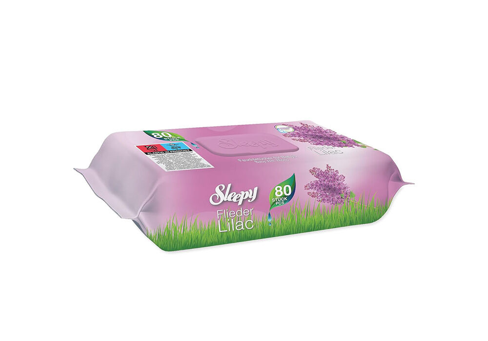 Sleepy Feuchttücher für Babys - Flieder