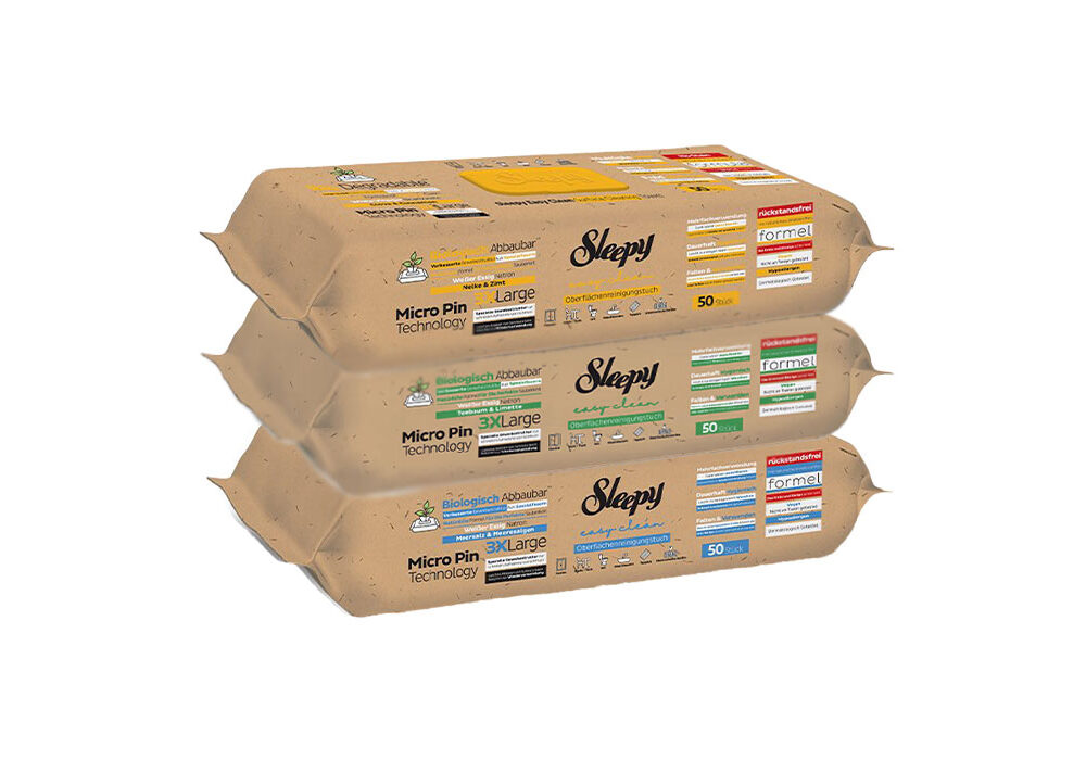 Sleepy Easy Clean Bio Oberflächen und Boden MIX  1 Blau/1Gelb/1Grün