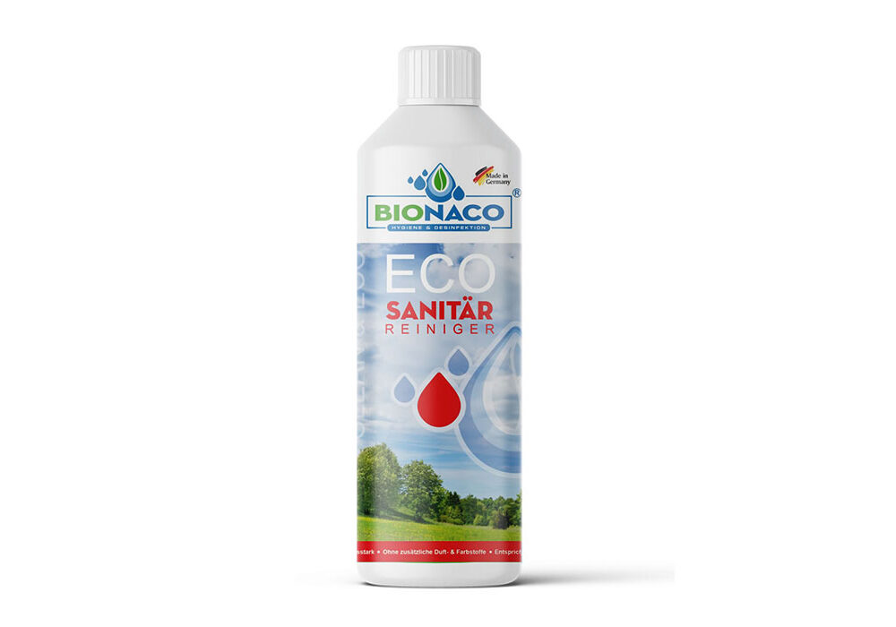 BIONACO ECO Sanitär Konzentrat-Reiniger – Flasche 1.000 ml